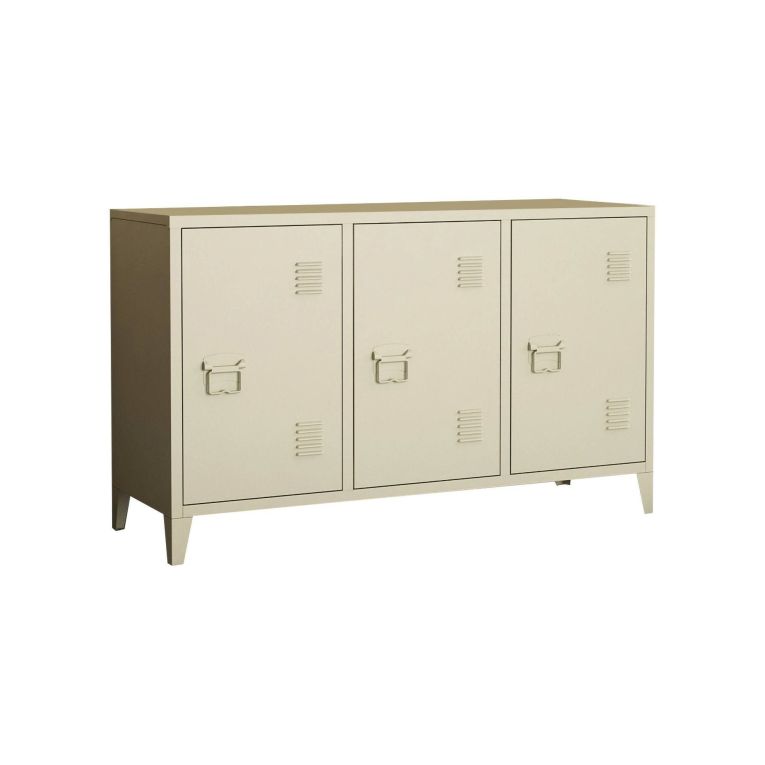 Credenza panna 120x40x73h cm 3 ante - Cocullo