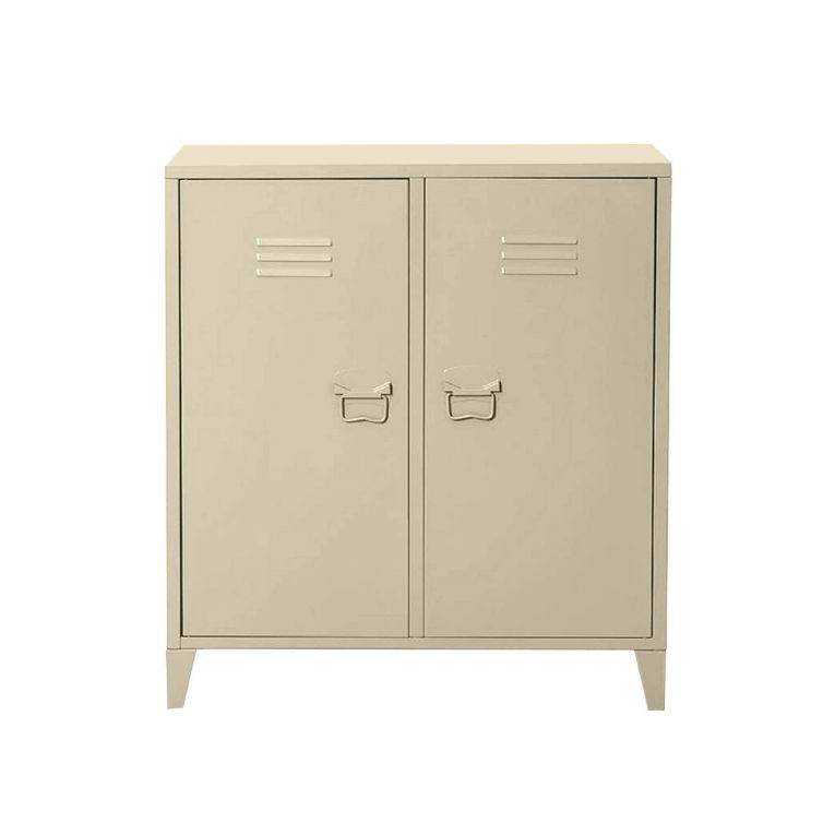 Credenza panna 80x40x73h cm 2 ante - Conco