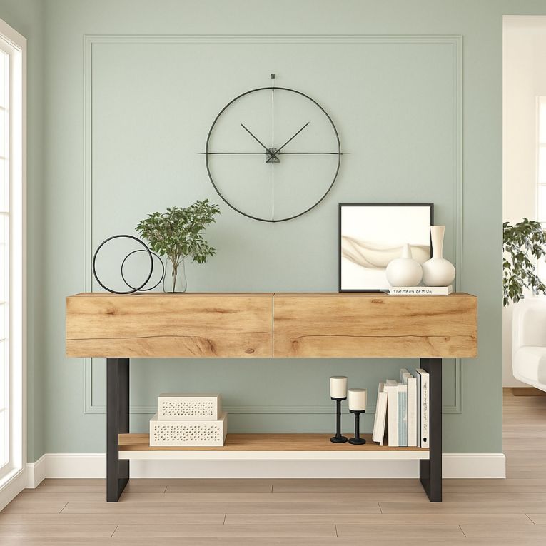 Credenza quercia 138x43x75h cm 2 ante - Allein