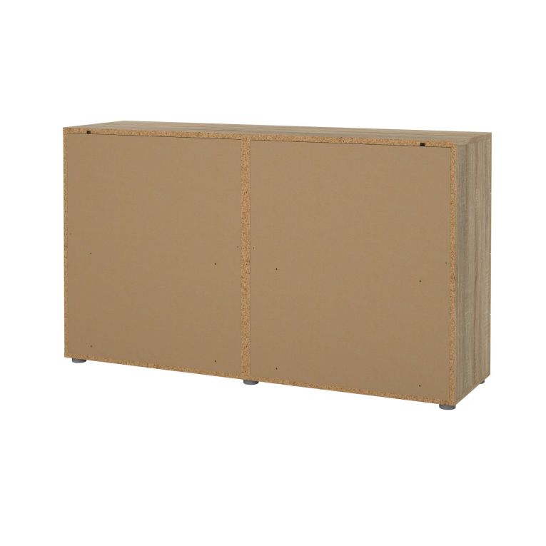 Credenza quercia 140x40x81h cm 8 cassetti - Phethai
