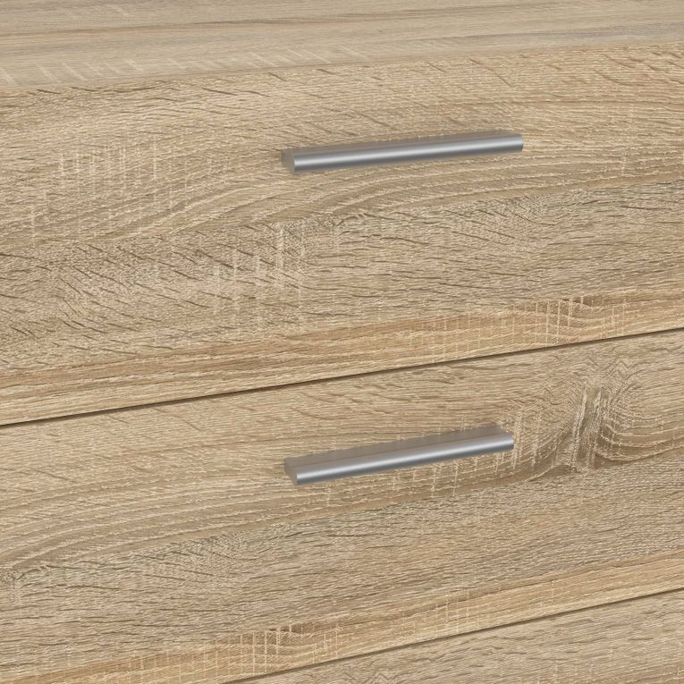 Credenza quercia 140x40x81h cm 8 cassetti - Phethai