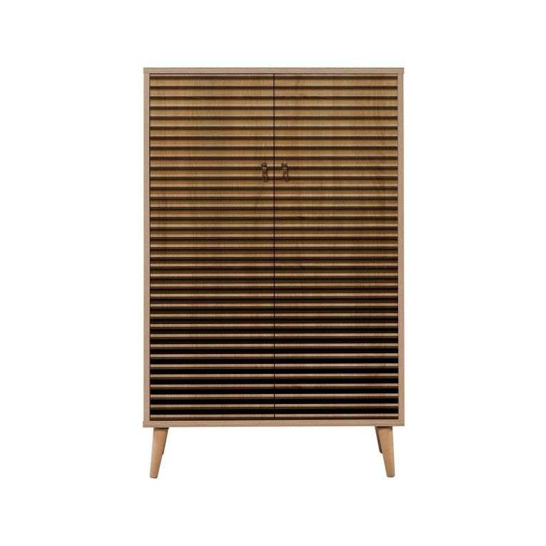 Credenza quercia 80x36x127h cm 2 ante - Andalusite