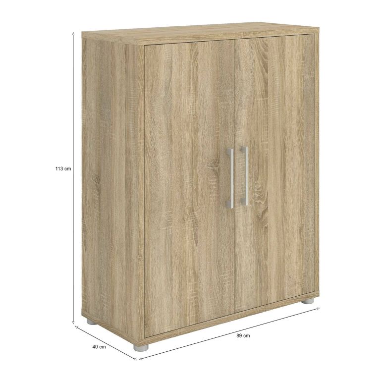 Credenza quercia 89x40x113h cm 2 ante - Warszawa