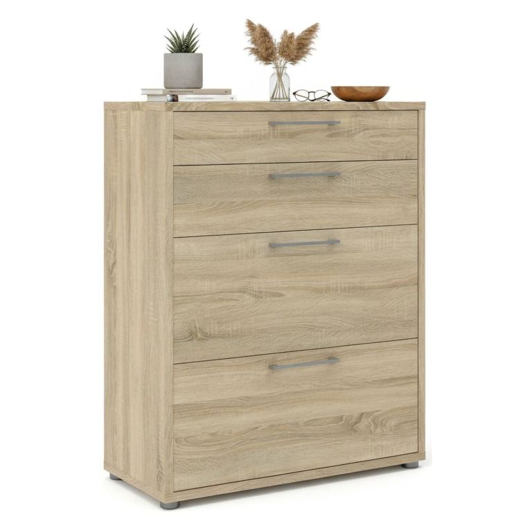 Credenza quercia 89x40x113h cm 4 cassetti - Anghiari