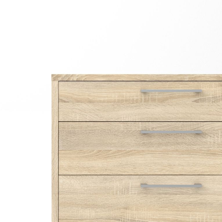 Credenza quercia 89x40x113h cm 4 cassetti - Anghiari