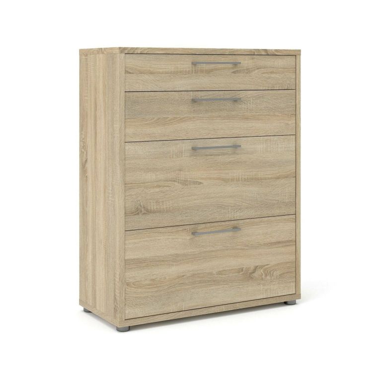 Credenza quercia 89x40x113h cm 4 cassetti - Anghiari