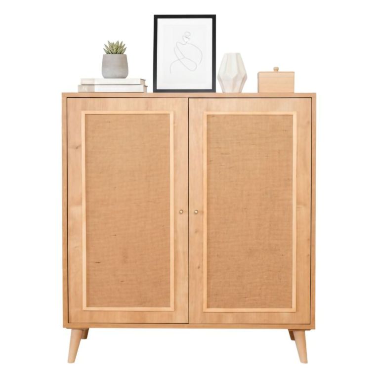 Credenza quercia 90x40x110h cm 2 ante - Albiano