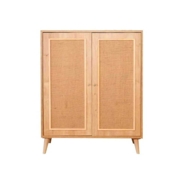 Credenza quercia 90x40x110h cm 2 ante - Albiano
