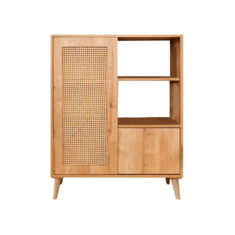 Credenza quercia 90x40x110h cm 2 ante - Sfalerite