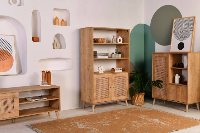 Credenza quercia 90x40x110h cm 2 ante - Skopje