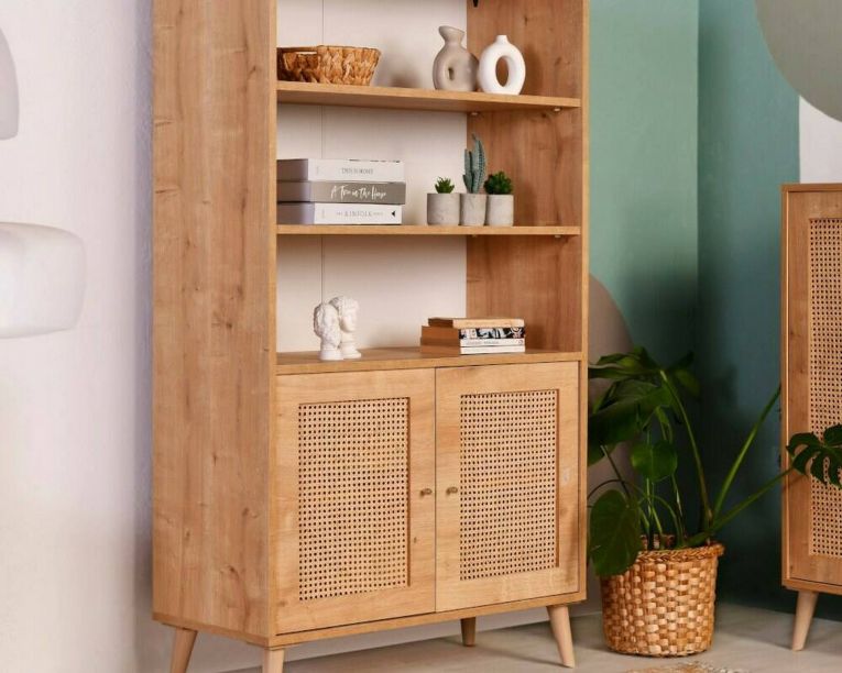 Credenza quercia 90x40x110h cm 2 ante - Skopje