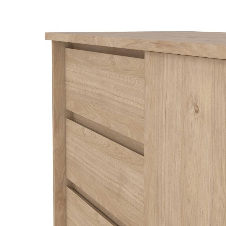 Credenza rovere 118x50x75h cm 1 anta e 3 cassetti - Bebinca