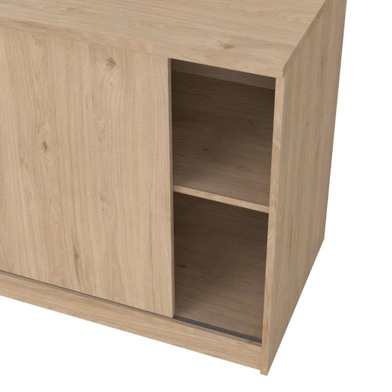 Credenza rovere 118x50x75h cm 1 anta e 3 cassetti - Bebinca