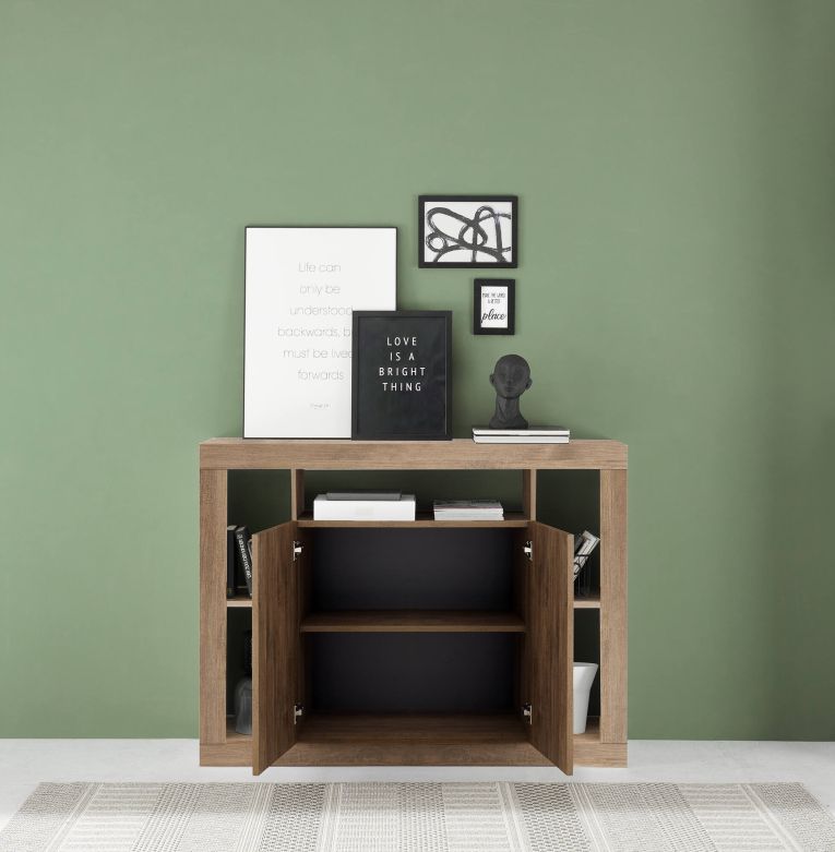 Credenza rovere 134x42x102h cm 2 ante - Angelie