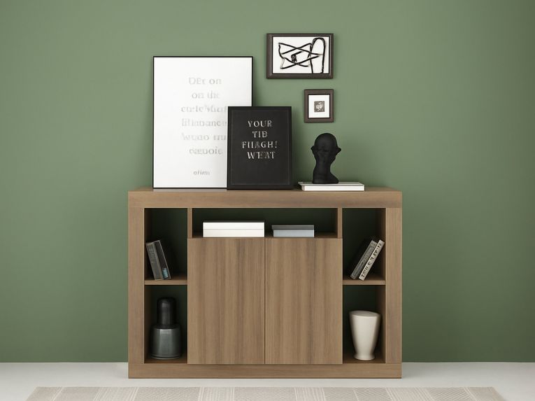 Credenza rovere 134x42x102h cm 2 ante - Angelie