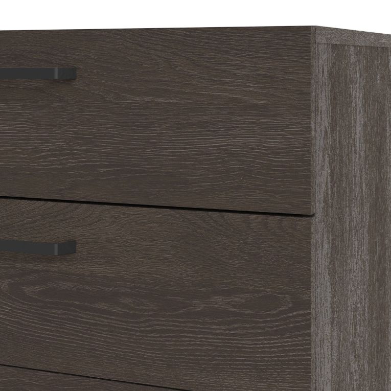 Credenza rovere 140x40x81h cm 8 cassetti - Acetosella