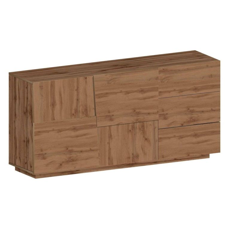 Credenza rovere 180x44x86h cm 2 ante e 3 cassetti - Avelignese