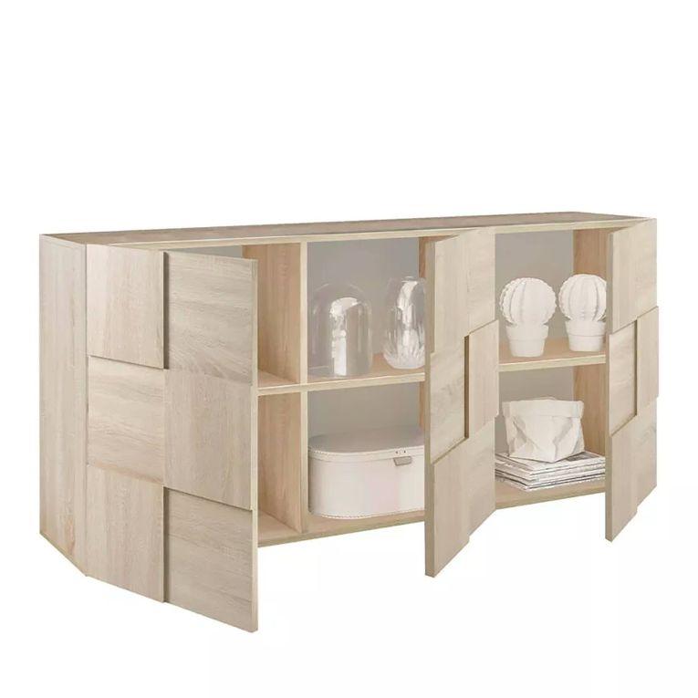 Credenza rovere 181x43x84h cm 3 ante - Ulysses