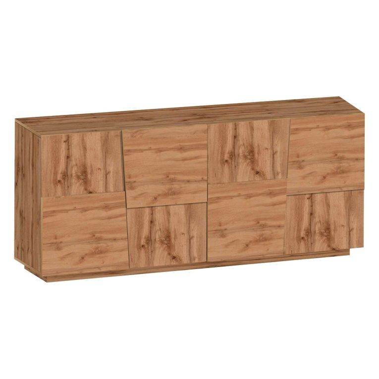Credenza rovere 200x44x86h cm 4 ante - Arda