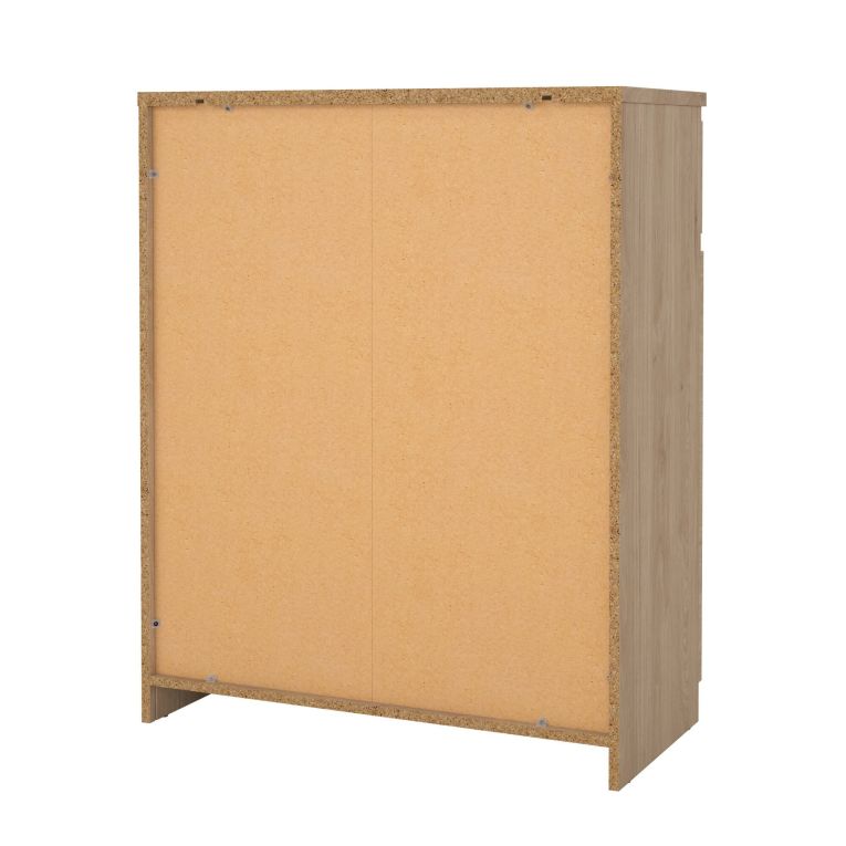 Credenza rovere 80x40x100h cm 2 ante e 1 cassetto - Genziana