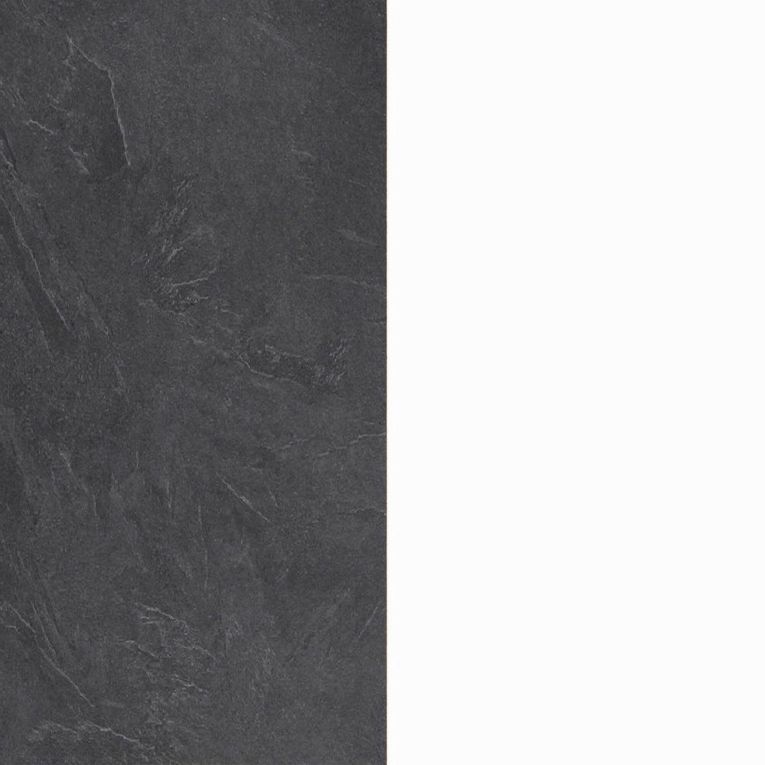 Cucina Bianco Lucido Grigio Ardesia Con cassetti, Elettrodomestici non inclusi, Modulabile Made in Italy - Fonti