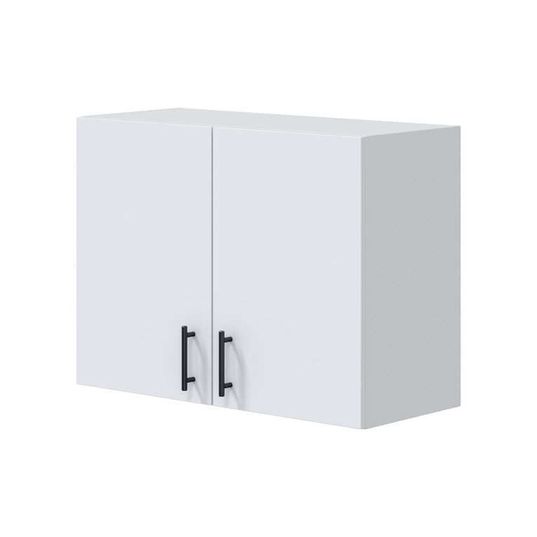 Cucina Bianco Marrone Rovere Con cassetti, Elettrodomestici non inclusi - Silphora