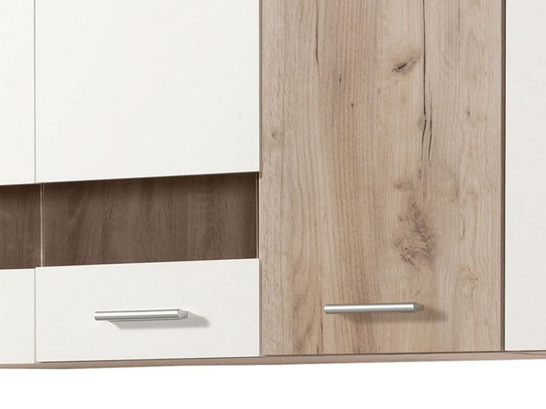 Cucina Bianco Marrone Rovere Con cassetto, Elettrodomestici non inclusi, 10 Ante - Bornago