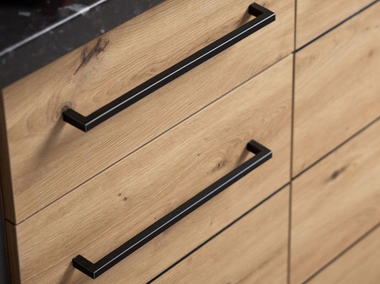 Cucina Bianco Marrone Rovere Con cassetto, Elettrodomestici non inclusi, 8 Ante - Colombo