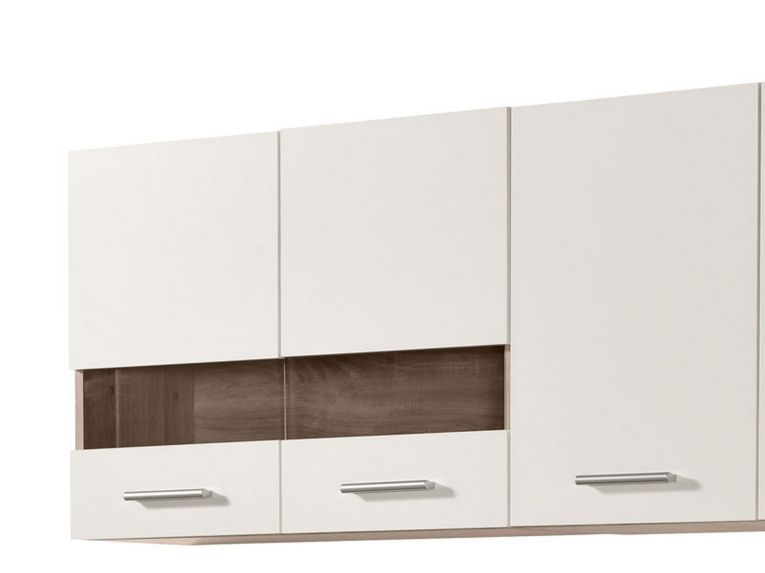 Cucina Bianco Marrone Rovere Con cassetto, Elettrodomestici non inclusi, 8 Ante - Solarolo