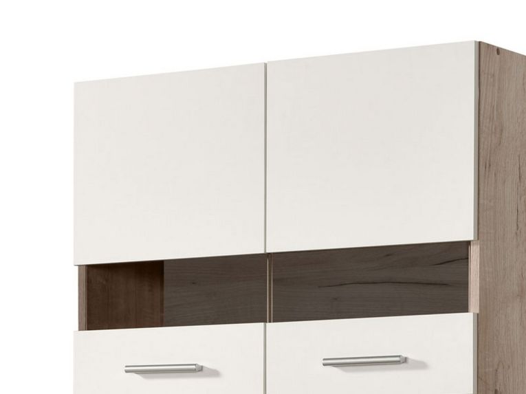 Cucina Bianco Marrone Rovere Elettrodomestici non inclusi - Taurano