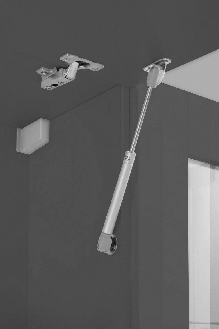Cucina Grigio Ardesia Grigio Ardesia Con cassetti, Elettrodomestici non inclusi, Modulabile Made in Italy - Fonti