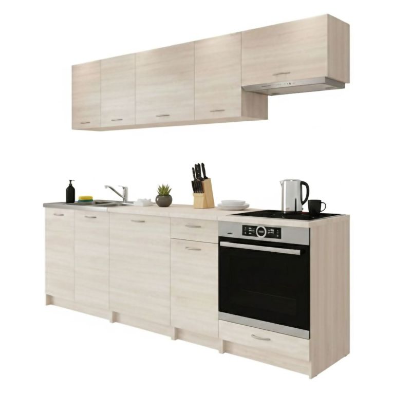 Cucina Marrone Rovere Con cassetto, Elettrodomestici non inclusi, Modulabile - Camerino