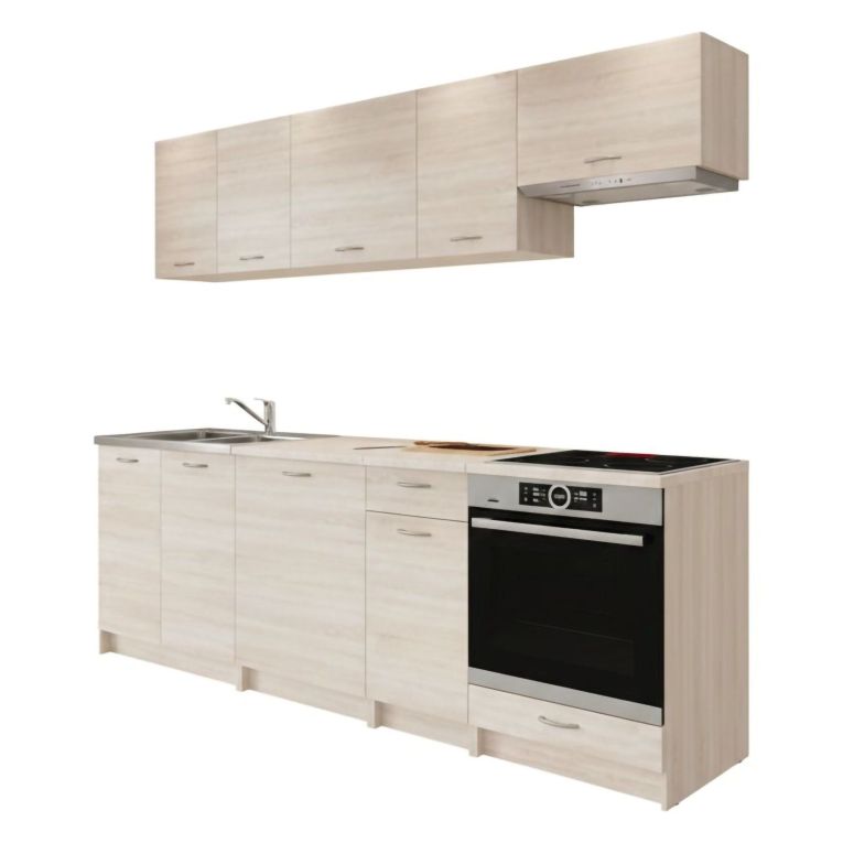 Cucina Marrone Rovere Con cassetto, Elettrodomestici non inclusi, Modulabile - Camerino