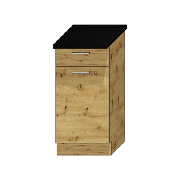 Cucina Marrone Rovere Nodi Con cassetto, Elettrodomestici non inclusi, Modulabile - Camerino
