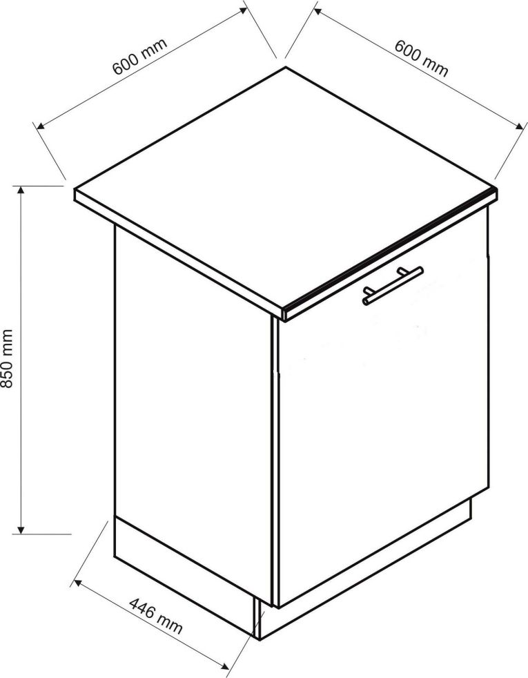 Cucina Marrone Rovere Nodi Modulabile Con cassetto, Elettrodomestici non inclusi - Urzulei