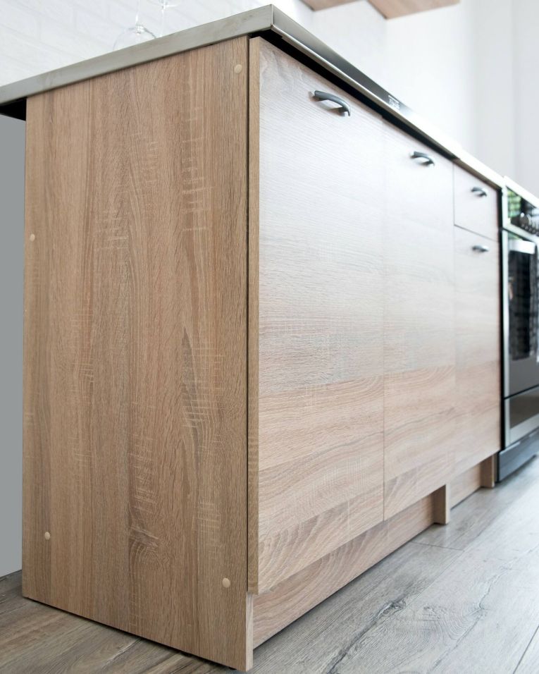 Cucina Marrone Rovere un Ripiano Modulabile, un Cassetto - Camerino