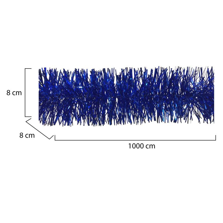 Decorazione da Natale Bill, 1000x8 h8 cm, Blu