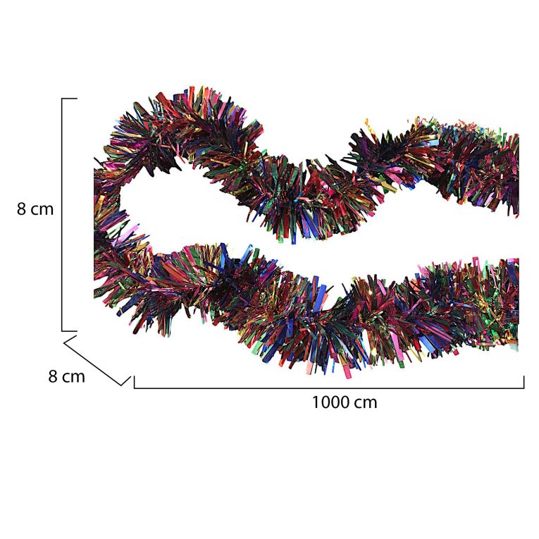 Decorazione da Natale Bonnie, 1000x8 h8 cm, Arcobaleno