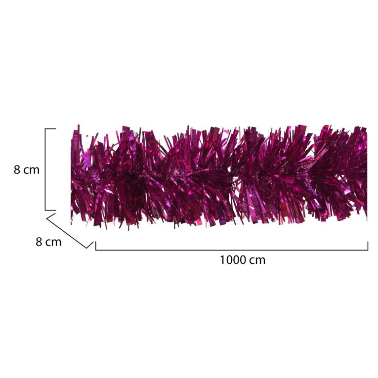 Decorazione da Natale Bonnie, 1000x8 h8 cm, Fuxia