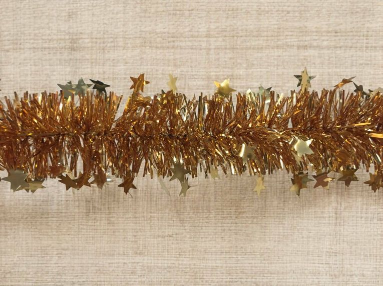 Decorazione da Natale Bossons, Addobbo natalizio, Ornamento da natale, Decorazione festiva, Made in Italy, 1000x8 h8 cm, Rame