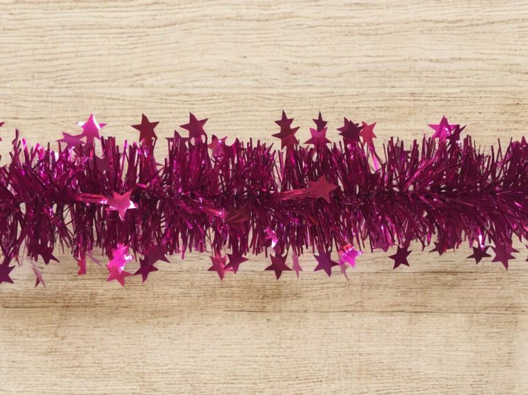 Decorazione da Natale Caloy, 1000x8 h8 cm, Fuxia