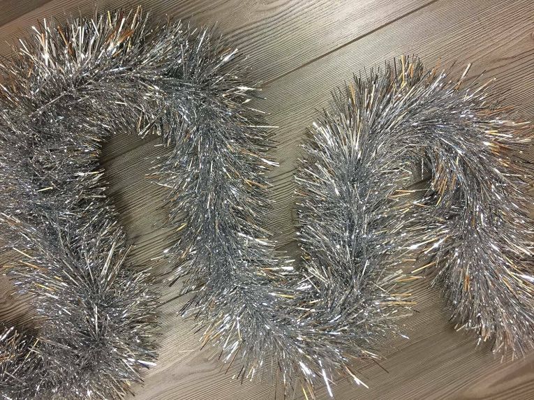 Decorazione da Natale Conching, 500x15 h15 cm, Argento