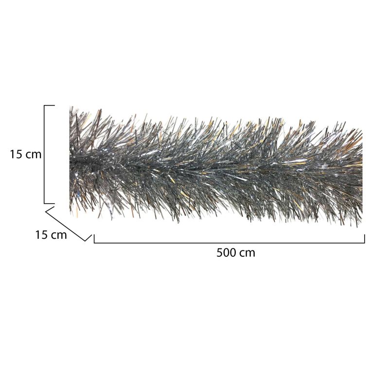 Decorazione da Natale Conching, 500x15 h15 cm, Argento