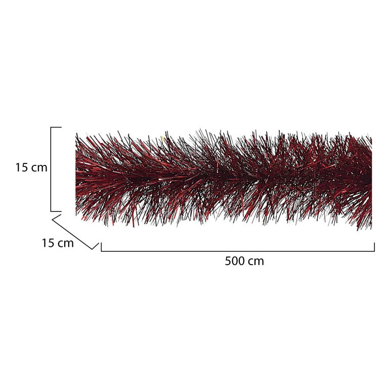 Decorazione da Natale Conching, 500x15 h15 cm, Rosso