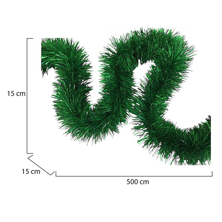 Decorazione da Natale Conching, 500x15 h15 cm, Verde