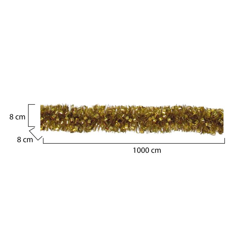 Decorazione da Natale Dolly, 1000x8 h8 cm, Oro