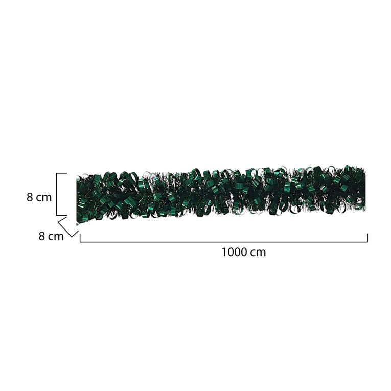 Decorazione da Natale Dolly, 1000x8 h8 cm, Verde