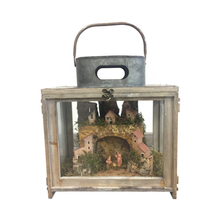 Decorazione da Natale Marrone Verde Colore Struttura Verde, - Chamois
