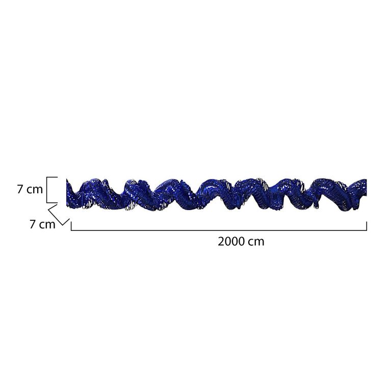 Decorazione da Natale Narda, 2000x7 h7 cm, Blu