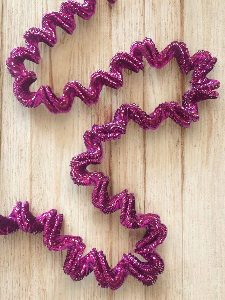 Decorazione da Natale Narda, 2000x7 h7 cm, Fuxia